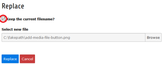 Dateiname beibehalten Screenshot