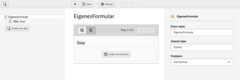Neues, leeres Formular