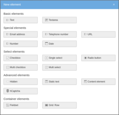 Building blocks form