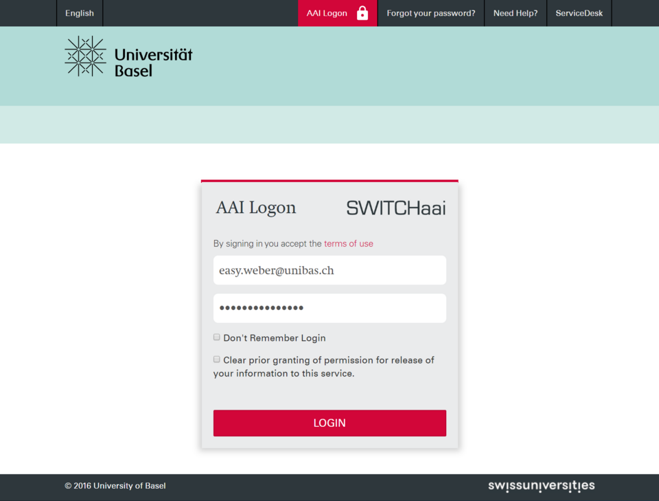 Login