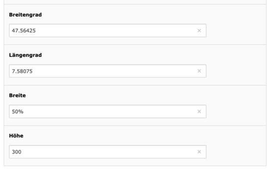Configuration OSM.