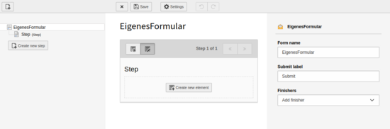 Overview form