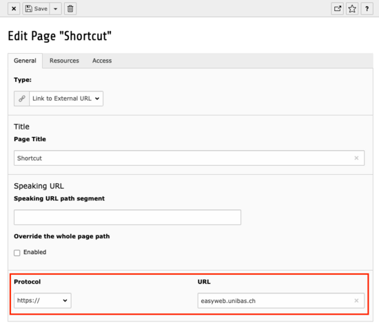 Link to external resource