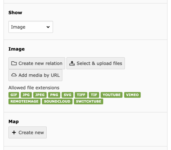 Switch - image or map
