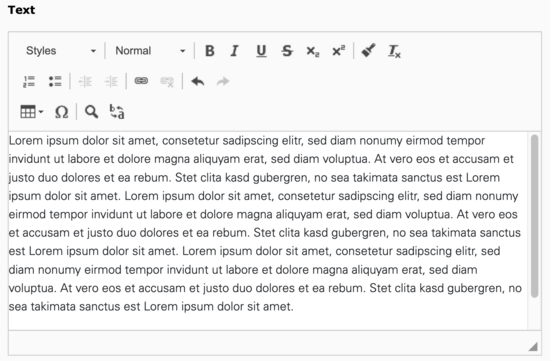 Neuer Editor.