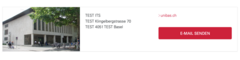 Das Ergebnis unseres Beispiels im Frontend: Eine referenzierte Kontaktbox